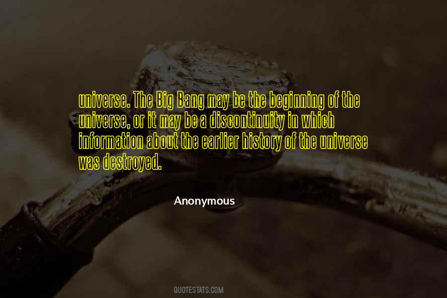 Big Bang Quotes #1760881