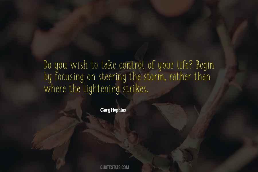 Life Control Quotes #34666