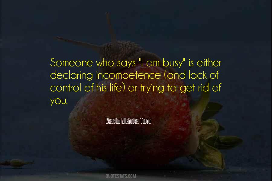 Life Control Quotes #67228