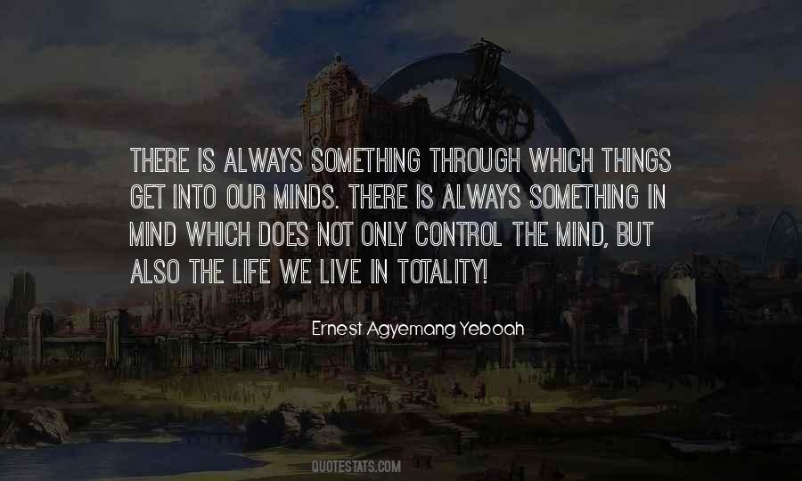 Life Control Quotes #6857