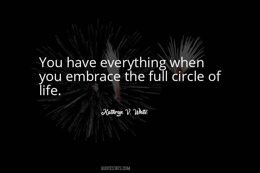 Life Comes In Full Circle Quotes #676388