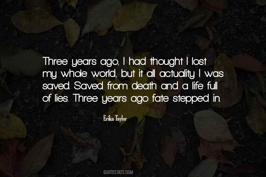 Saved A Life Quotes #729541