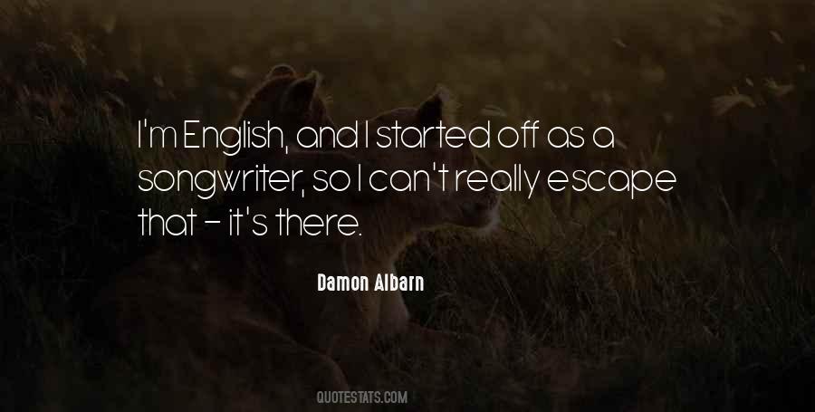 Albarn Damon Quotes #873185