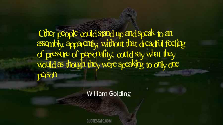 W Golding Quotes #114273