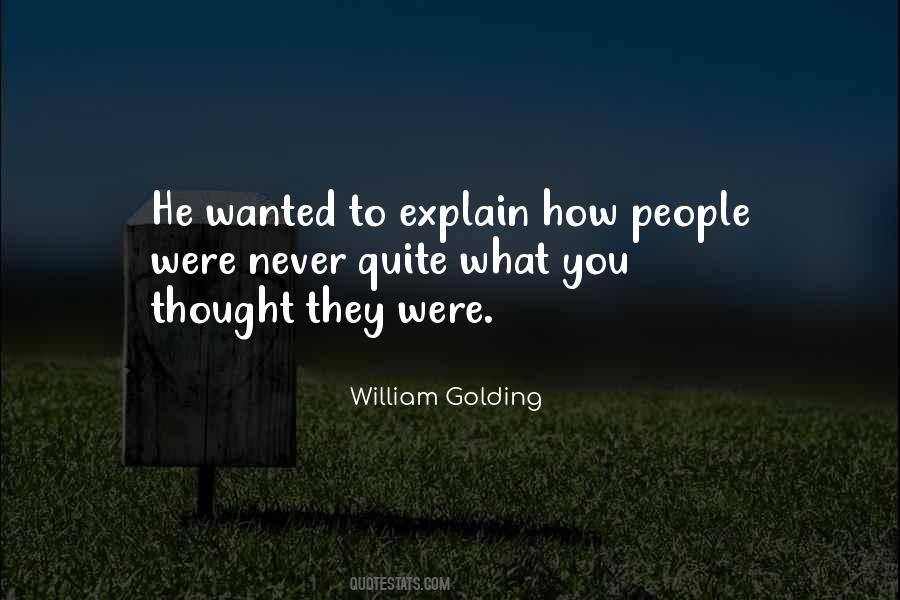 W Golding Quotes #68476