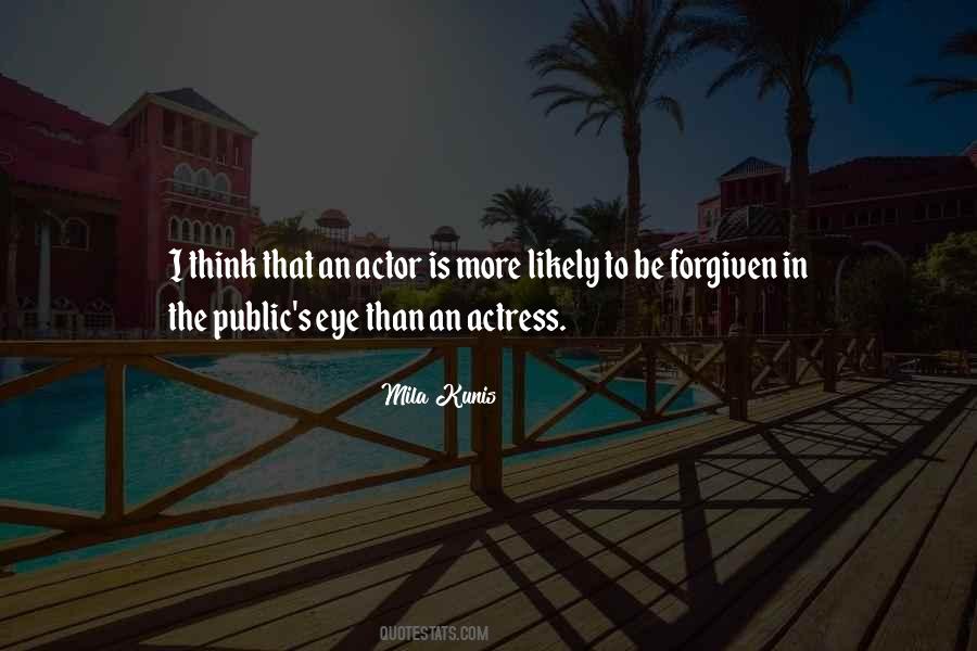 Kunis Actress Quotes #718955
