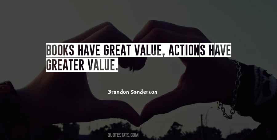 Great Value Quotes #1645908