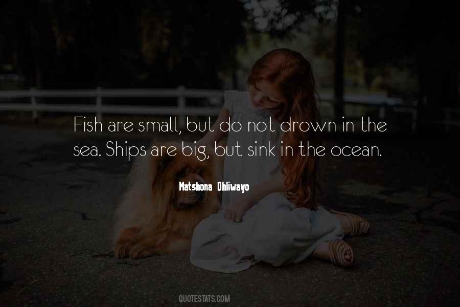 Big Fish Small Fish Quotes #711886