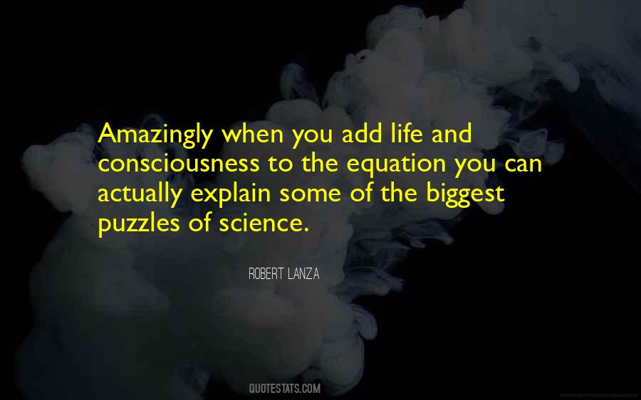 Puzzles Of Life Quotes #1564853