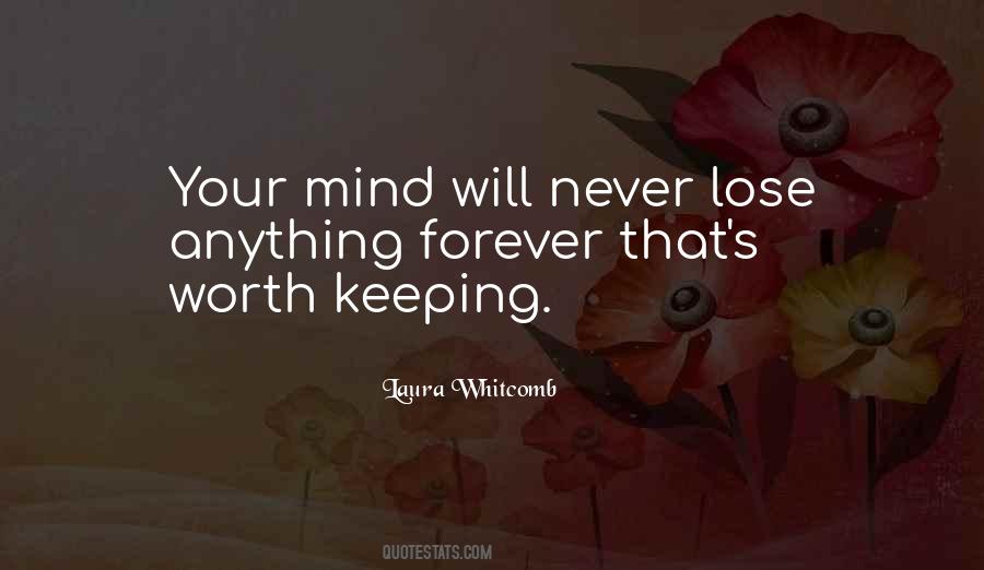 You Can Never Lose Anything Quotes #569377
