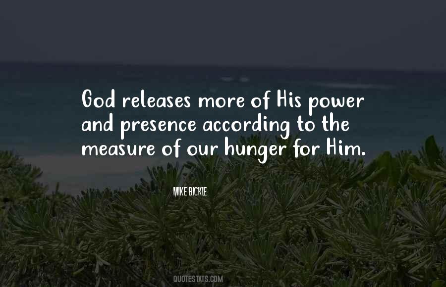 Hunger For More Quotes #903218