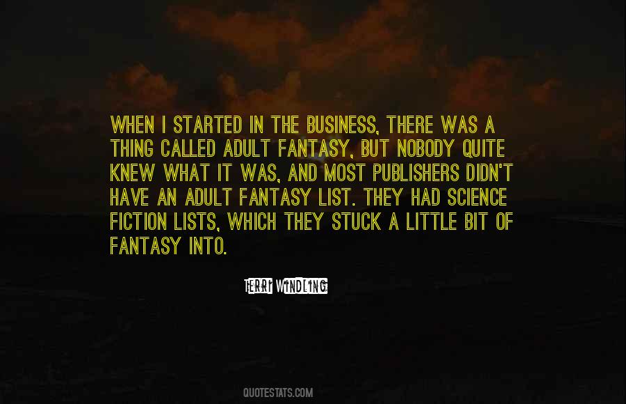 Adult Science Fiction Quotes #273454