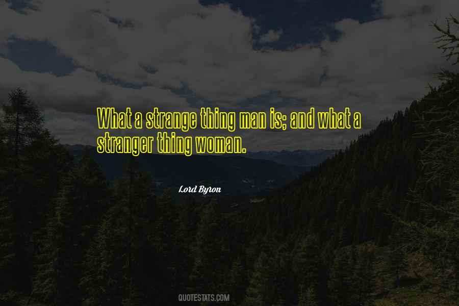 Strange Woman Quotes #1133559