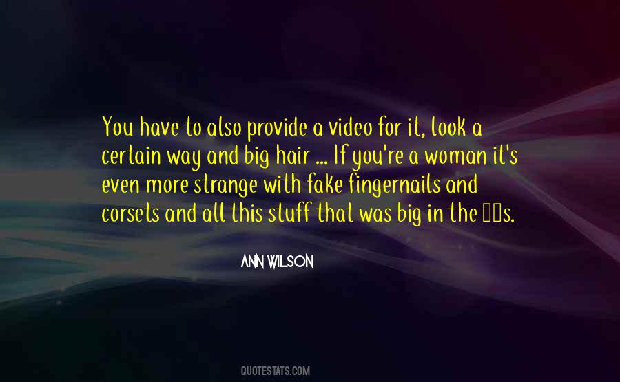 Strange Woman Quotes #1689445