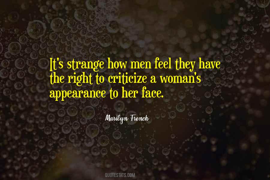 Strange Woman Quotes #590757