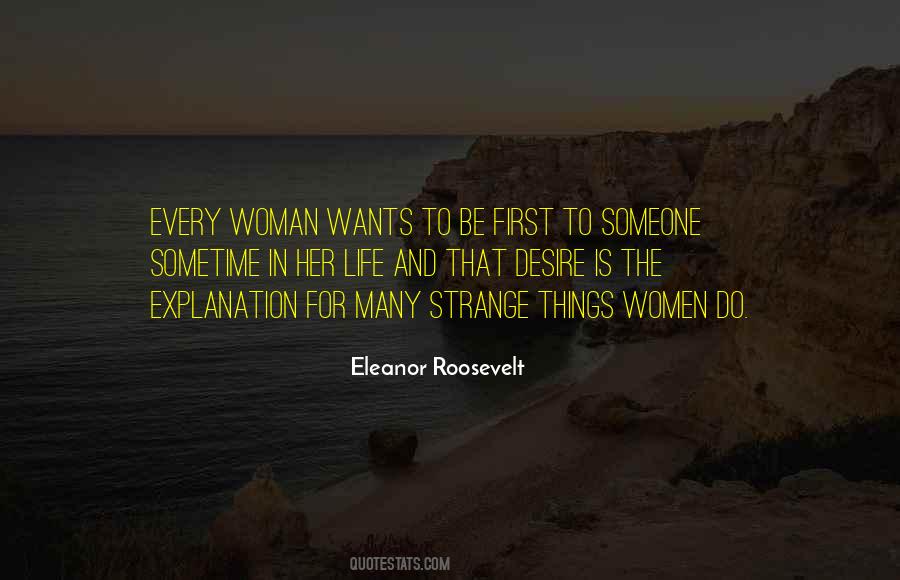 Strange Woman Quotes #749223
