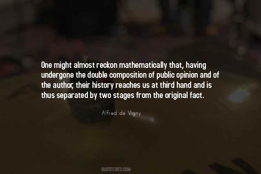 Reckon One Quotes #101300
