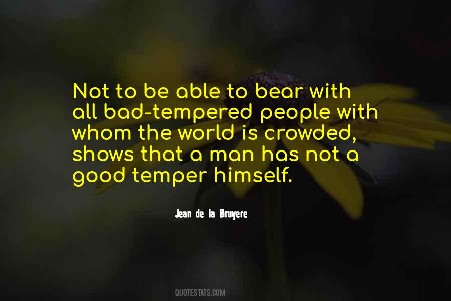 Bad Tempered Quotes #1380808