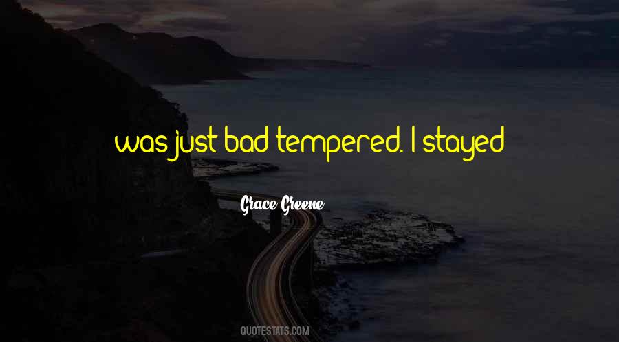 Bad Tempered Quotes #143812