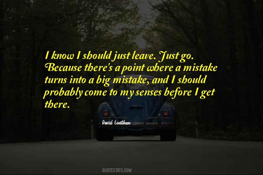 Big Mistake Of My Life Quotes #200637