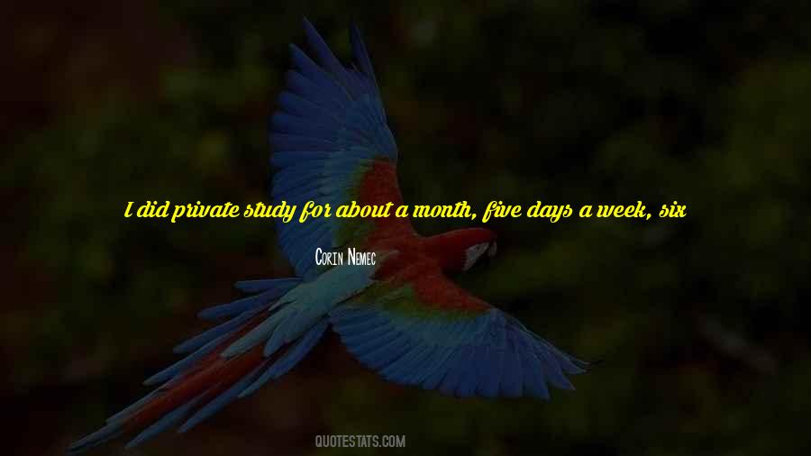Days In A Week Quotes #331292