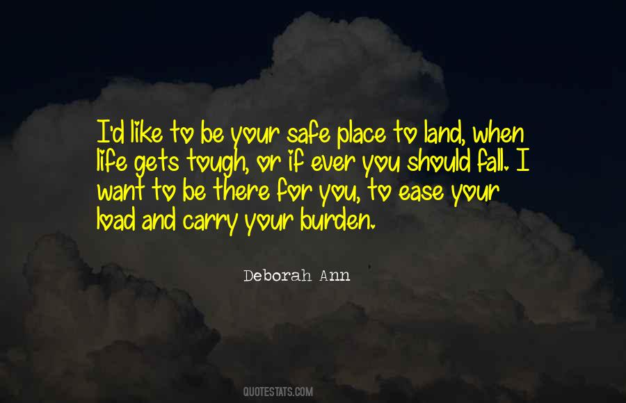 Safe Place Quotes #1069956