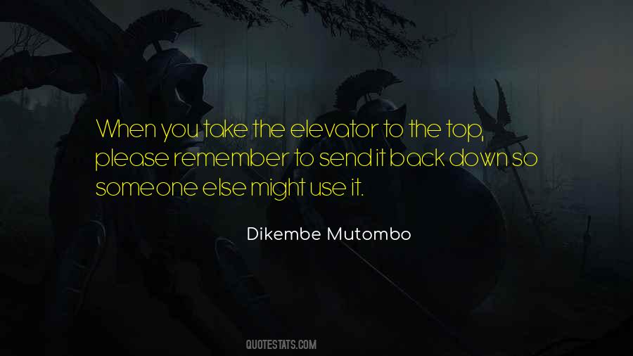 Mutombo No No No Quotes #849711