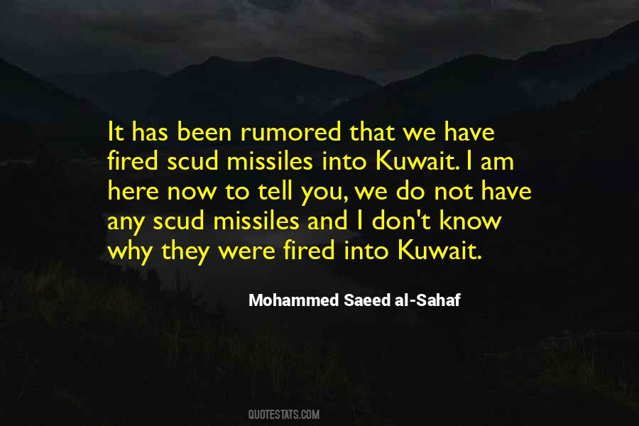 Scud Missiles Quotes #1122352