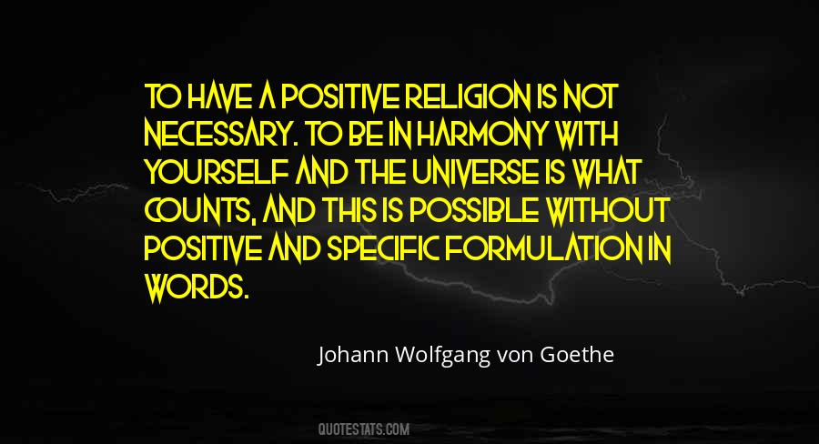 Positive Universe Quotes #1552871