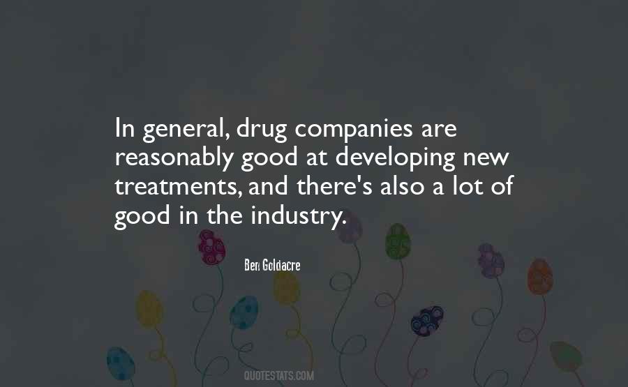 Drug Companies Quotes #1021292