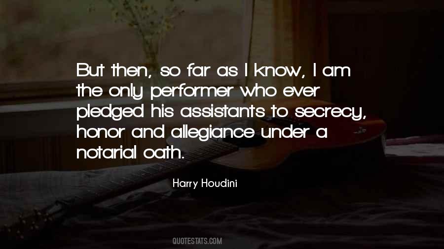 Oath Of Allegiance Quotes #1695830