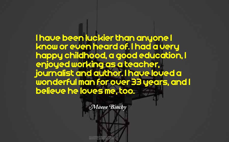 Quotes About Luckier #520036