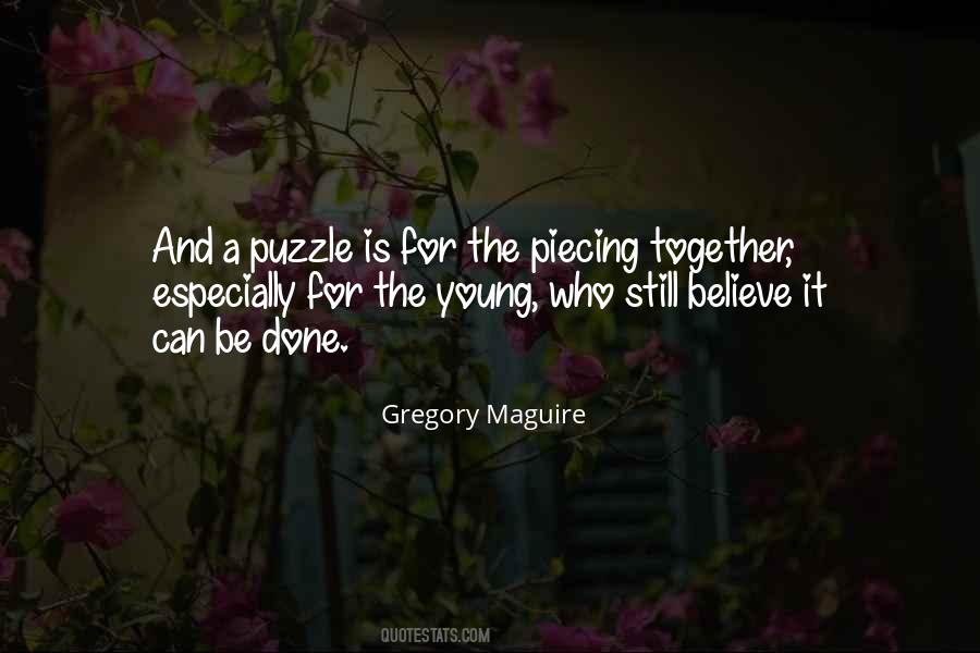 A Puzzle Quotes #1677913