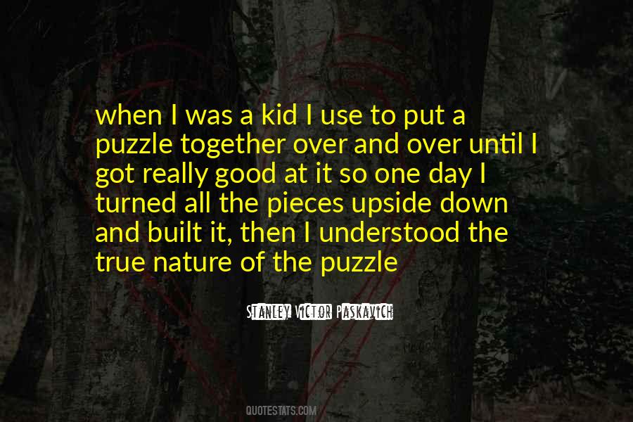 A Puzzle Quotes #1688966