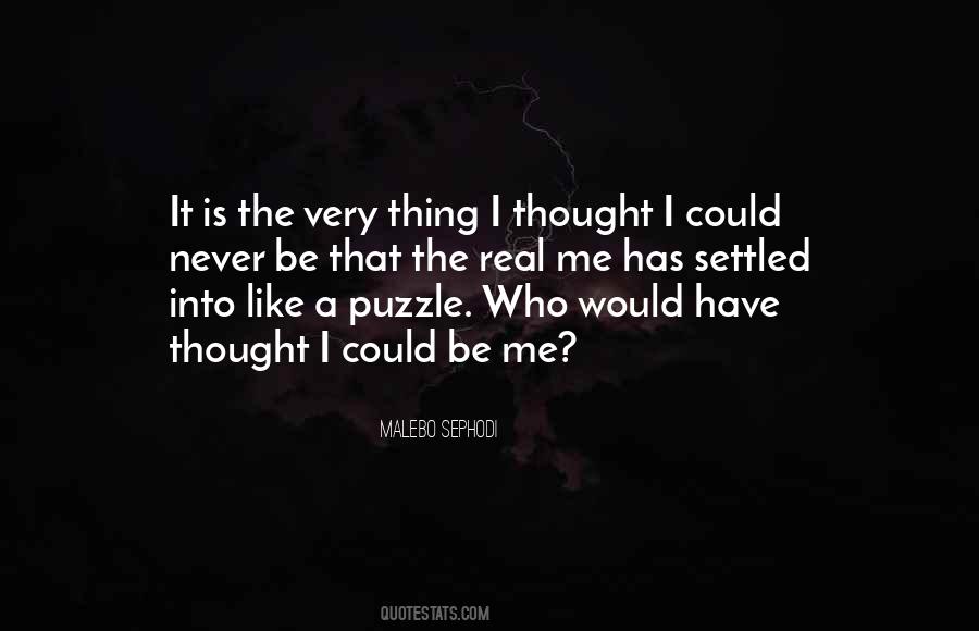 A Puzzle Quotes #1781729