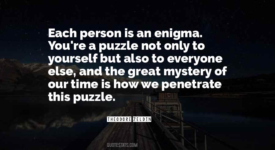 A Puzzle Quotes #1864295