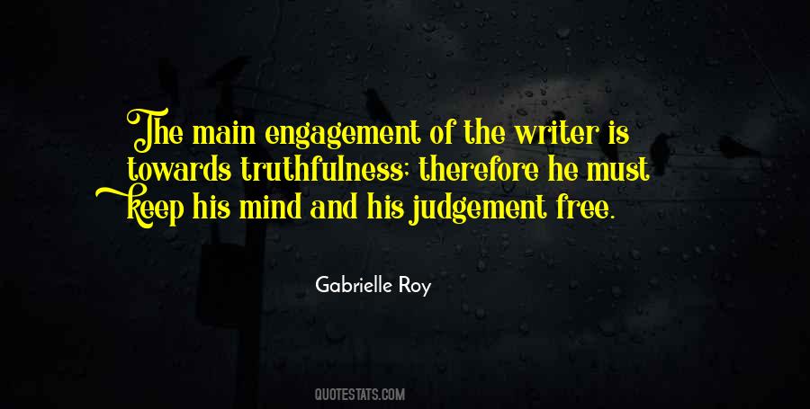 Keep Your Mind Free Quotes #1628750