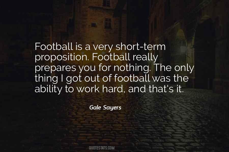 Football Hard Work Quotes #1747697