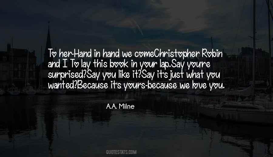 Hand In Hand Quotes #922545