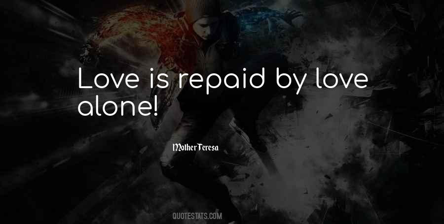 Love Alone Quotes #641637
