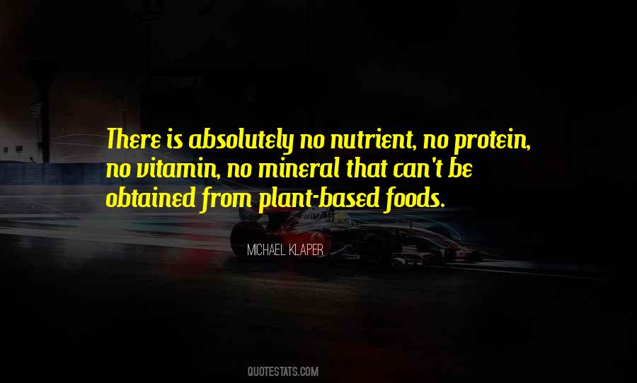 Plant Protein Quotes #1131696