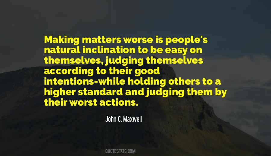Judging Actions Quotes #1251252
