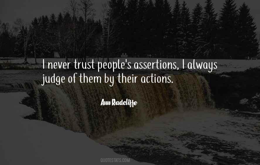 Judging Actions Quotes #1631491