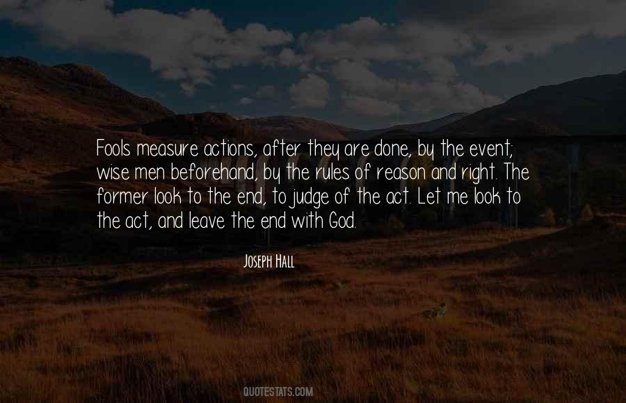 Judging Actions Quotes #31607