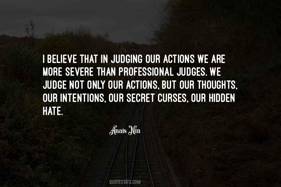 Judging Actions Quotes #59787