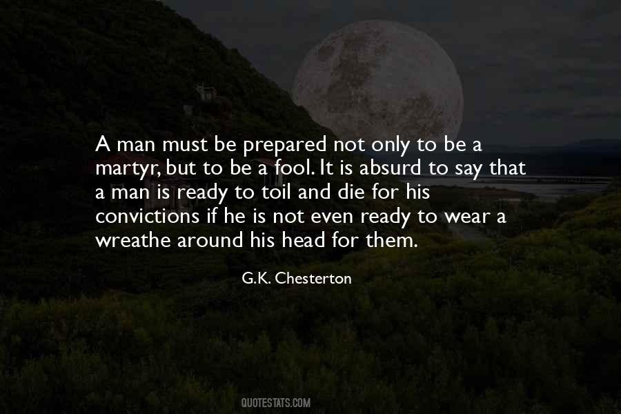 Prepared To Die Quotes #1045195