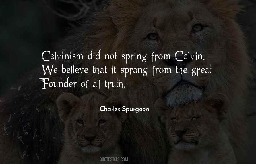 Spurgeon Calvinism Quotes #1782098