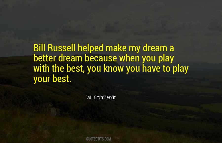 Bill Russell Basketball Quotes #1310195