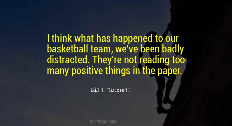 Bill Russell Basketball Quotes #331477