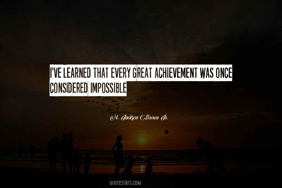 Great Achievement Quotes #633304